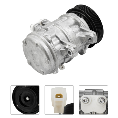 12V 6PK AC Compressor Fits for Porsche 944 1985-1991 2.5L 3.0L & 924 2.5L 1987-1988 & 968 3.0L 1993-1995