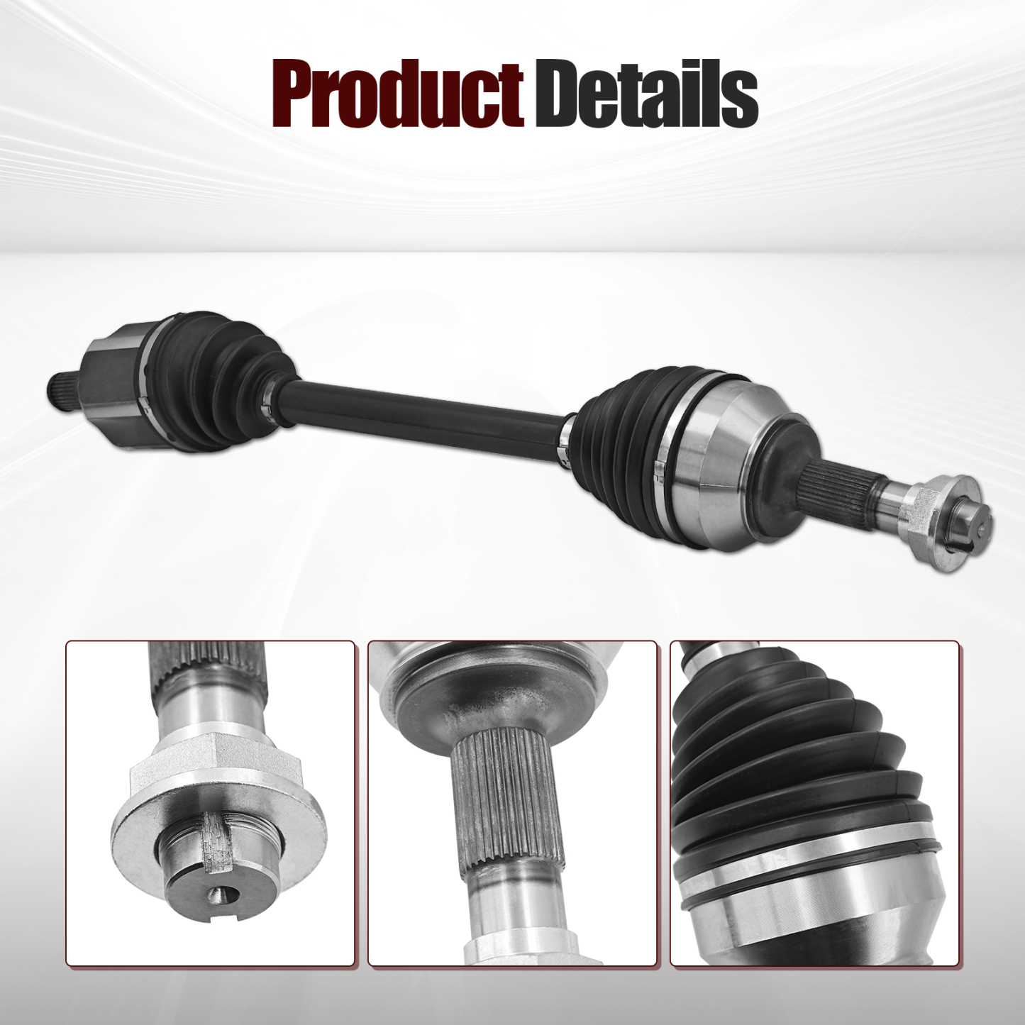 Left Driver Side CV Axle Half Shaft Fits for Ram ProMaster 1500/2500/3500 3.6L V6 2022-2025