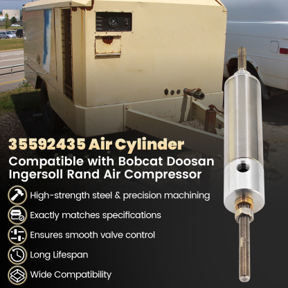 Pneumatic Air Cylinder Compatible with Ingersoll Rand Air Compressor XP375WJD P185WJD