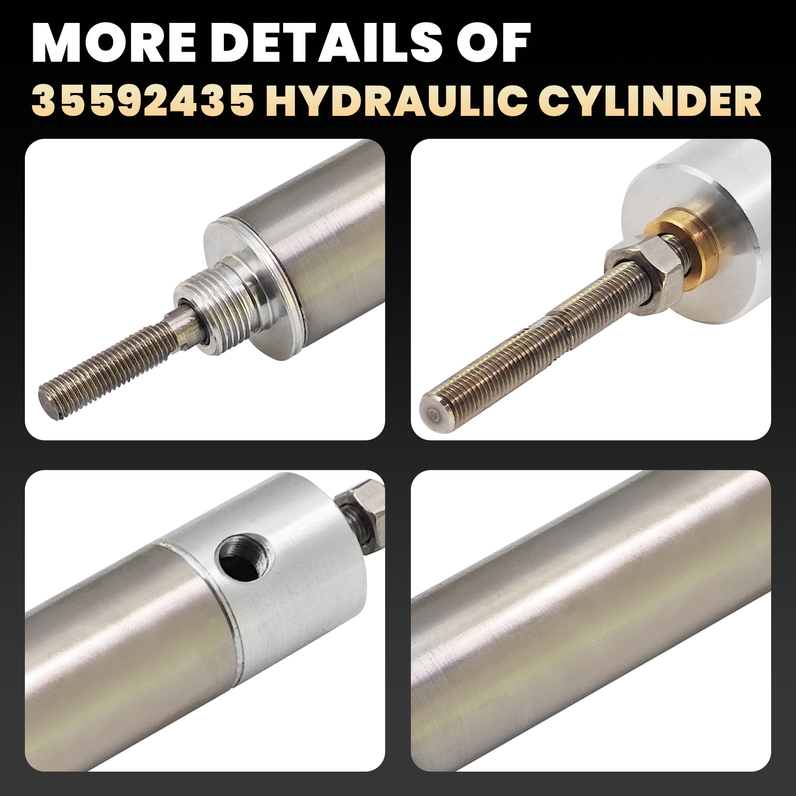 Pneumatic Air Cylinder Compatible with Ingersoll Rand Air Compressor XP375WJD P185WJD