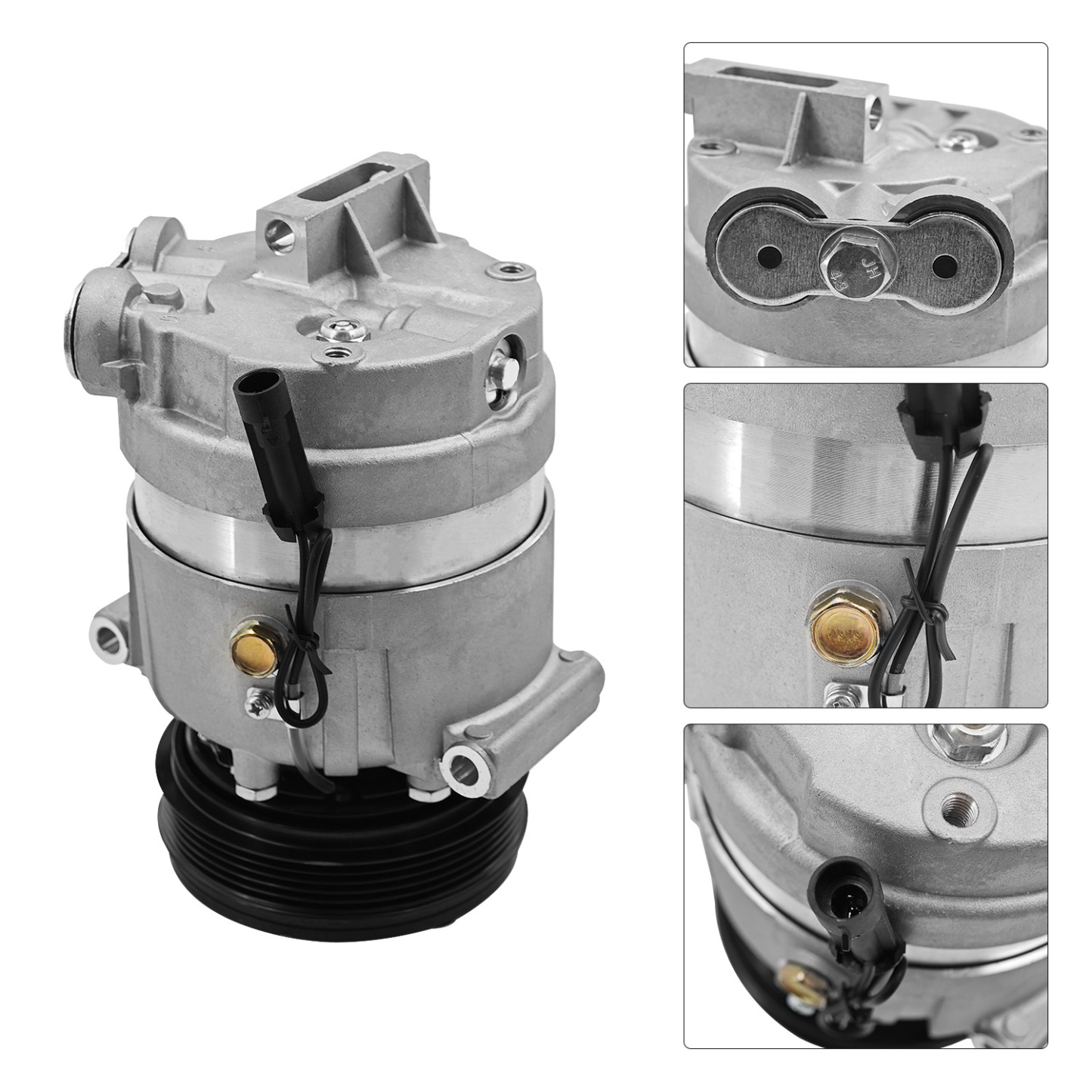 AC Compressor w/Clutch for Ferrari 360 2000-2005 3.6L for Maserati Quattroporte 2014