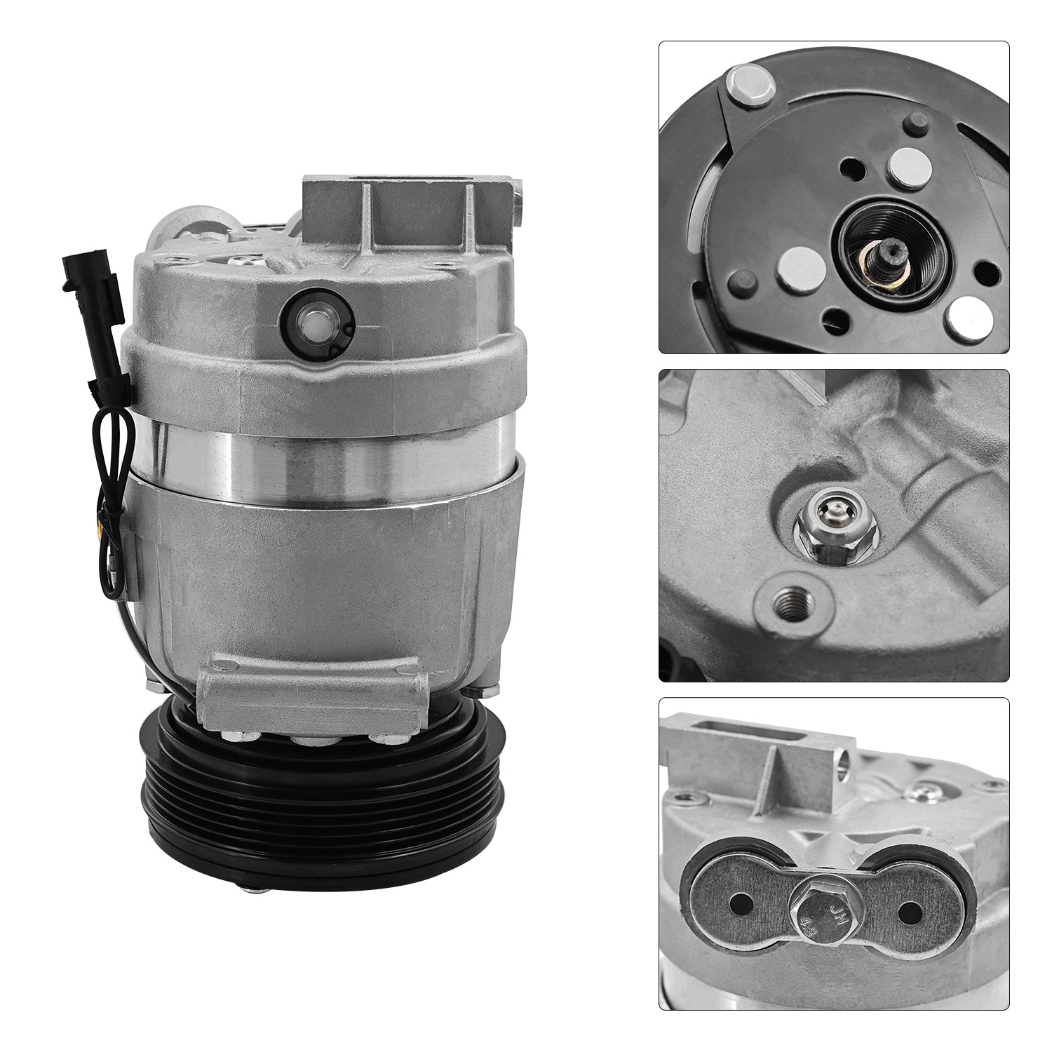 AC Compressor w/Clutch for Ferrari 360 2000-2005 3.6L for Maserati Quattroporte 2014