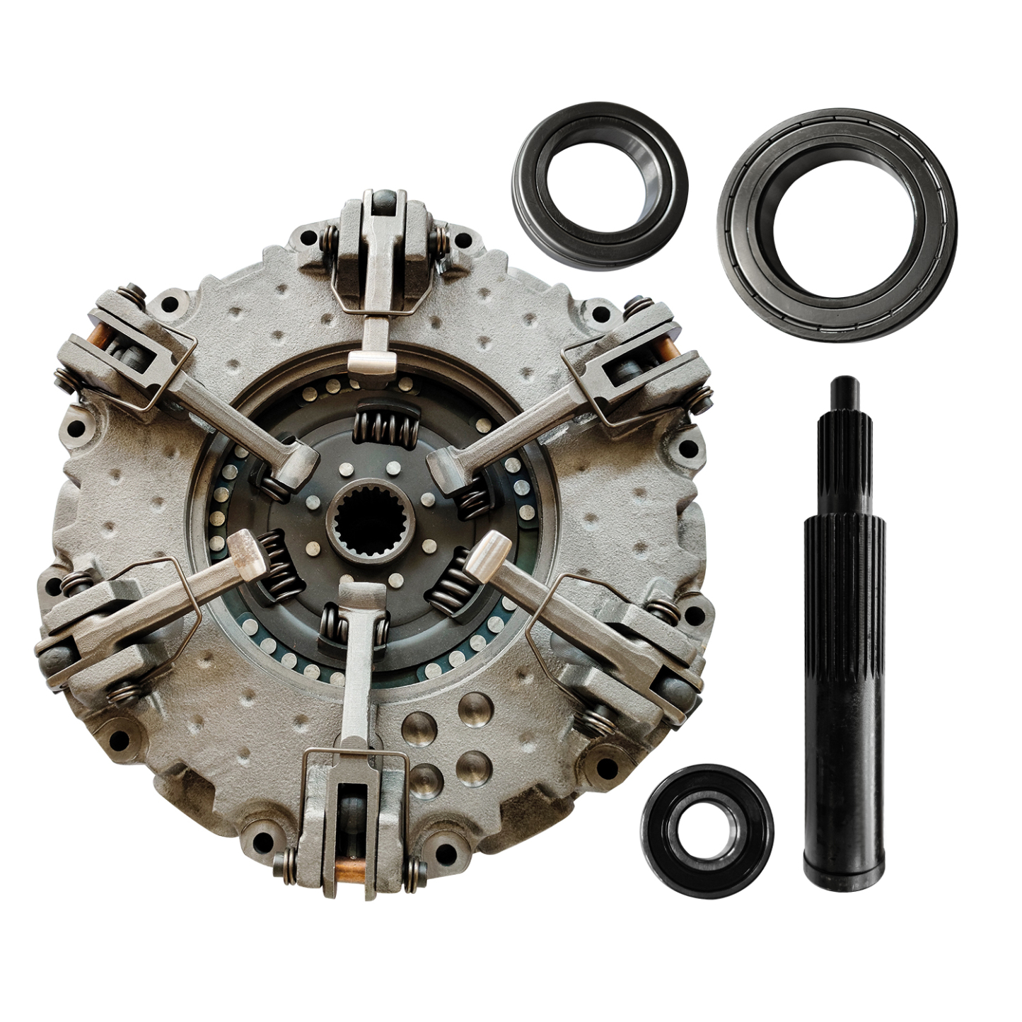 11" Dual Clutch Assembly (Pressure Plate + Transmission & PTO Discs + Bearings) –Fits for John Deere 5200, 5300, 5310, 5410, 5510, 5615, 5715