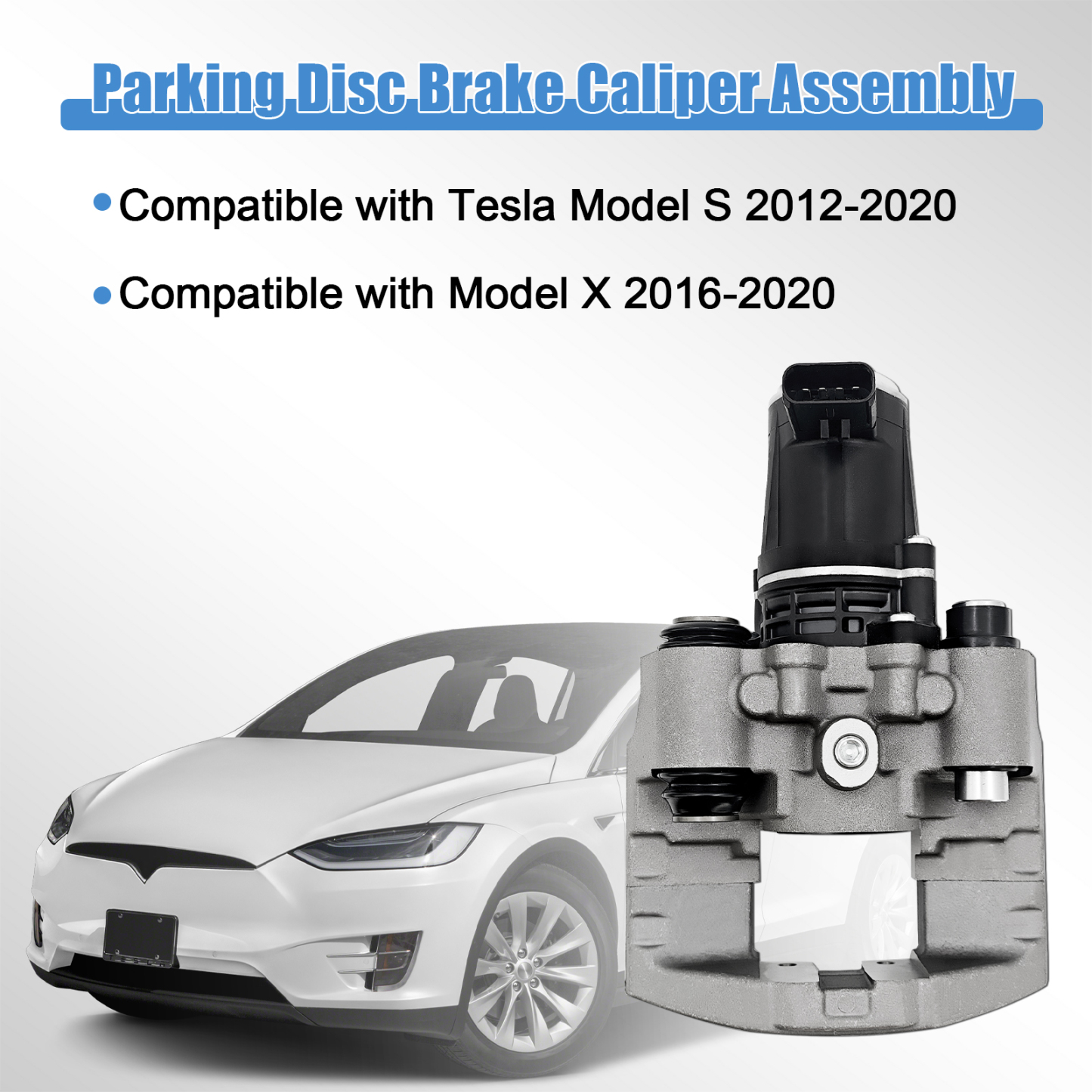 Parking Disc Brake Caliper Assembly without Bracket for Tesla Model S 2012-2020, for Model X 2016-2020 - Rear Left Driver Side