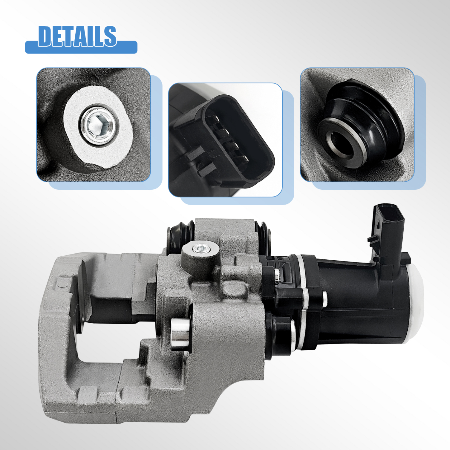 Parking Disc Brake Caliper Assembly without Bracket for Tesla Model S 2012-2020, for Model X 2016-2020 - Rear Left Driver Side