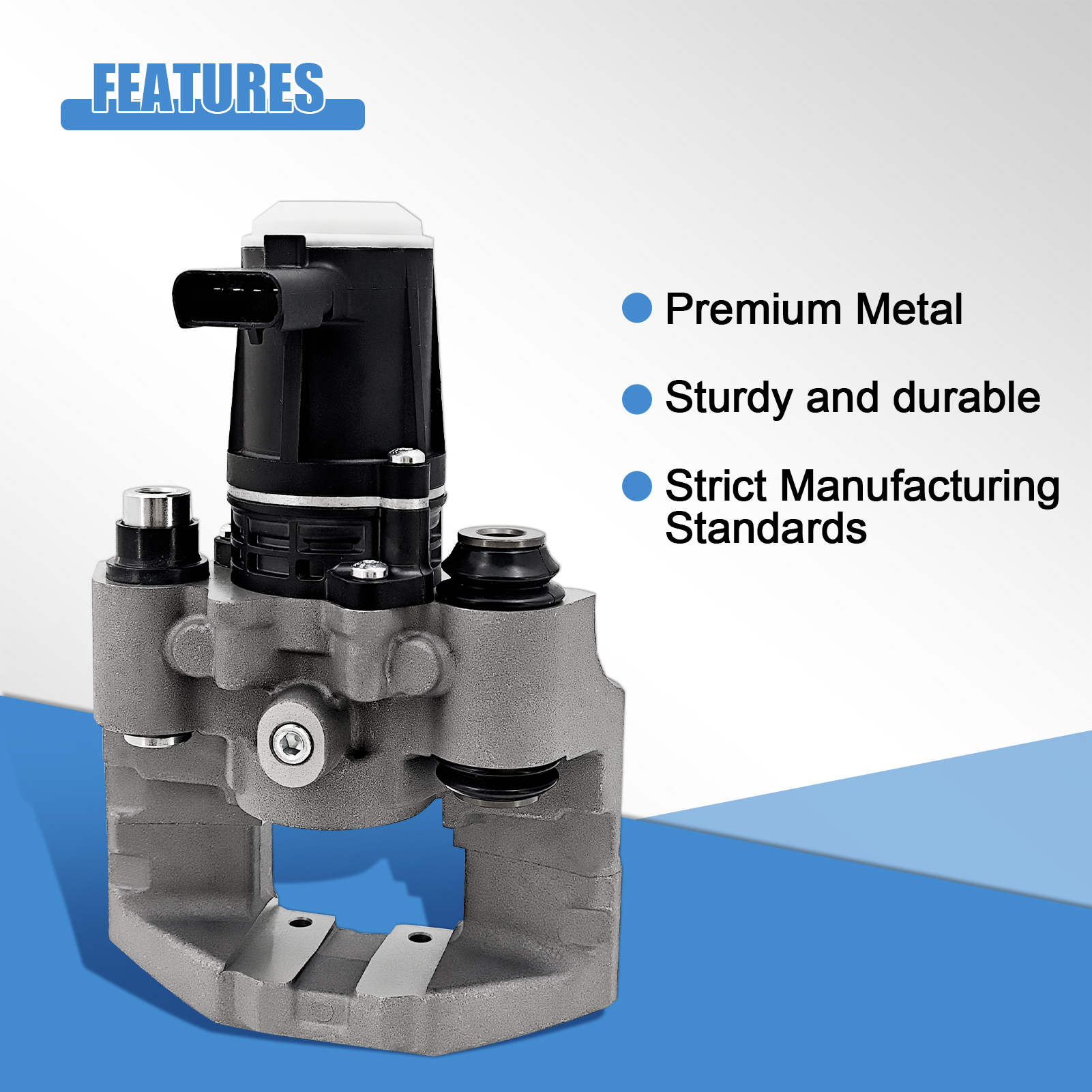 Parking Disc Brake Caliper Assembly without Bracket for Tesla Model S 2012-2020, for Model X 2016-2020 - Rear Passenger Right