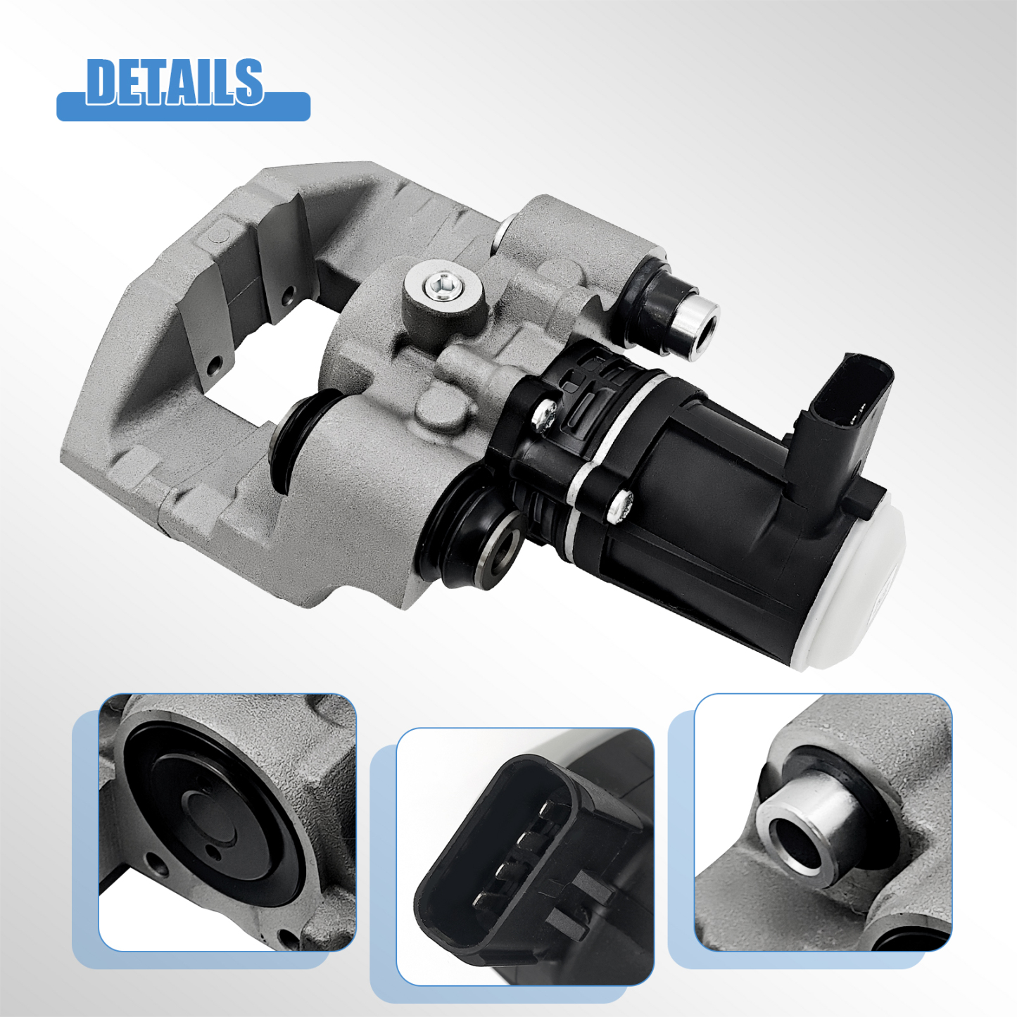 Parking Disc Brake Caliper Assembly without Bracket for Tesla Model S 2012-2020, for Model X 2016-2020 - Rear Passenger Right