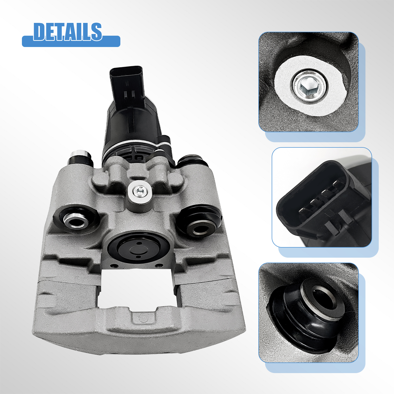 Parking Disc Brake Caliper Assembly without Bracket for Tesla Model S 2012-2020, for Model X 2016-2020 - Rear Passenger Right