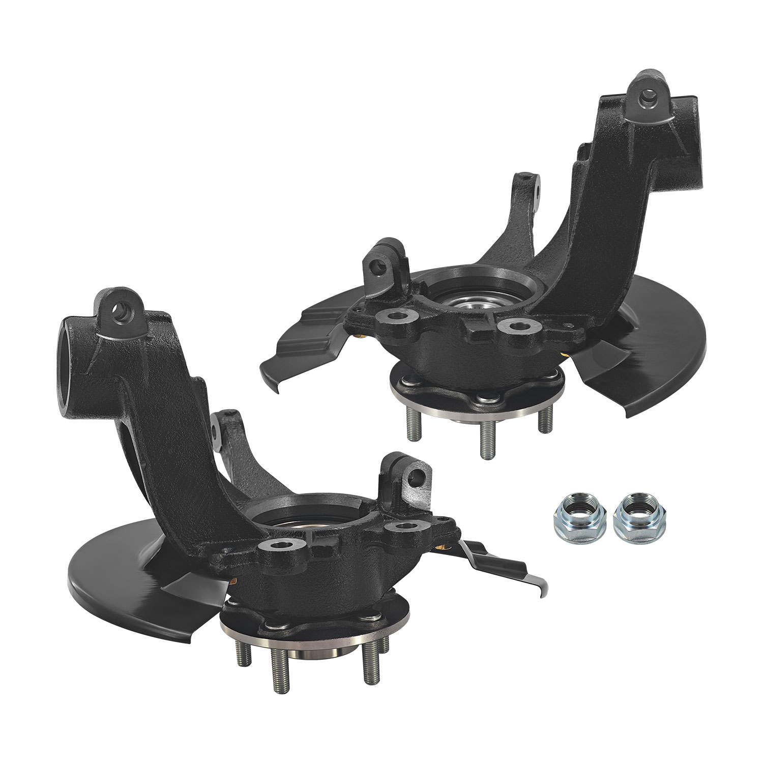 Front Left & Right Steering Knuckle Assembly for Ford Escape 2013-2019 w/Wheel Bearing Hub