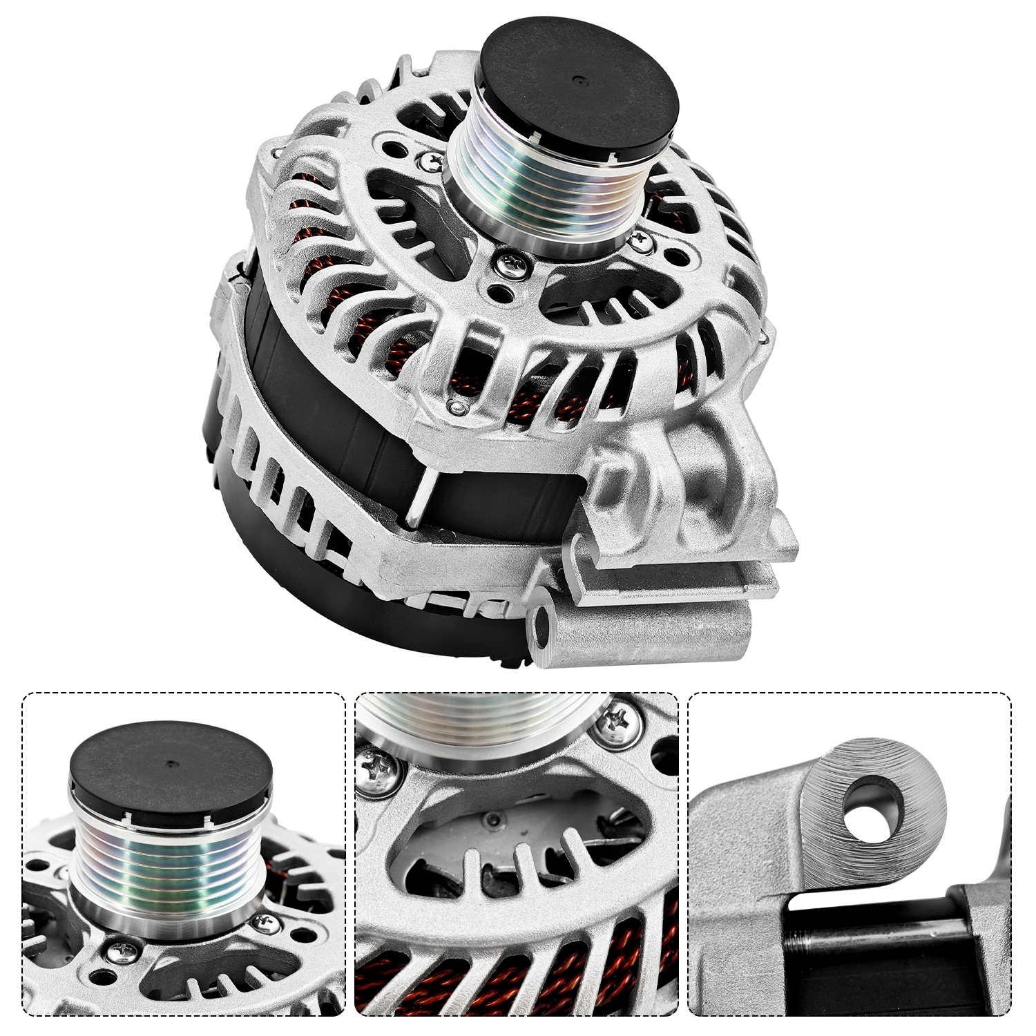 250AMP New Alternator Compatible with Ram 1500 3.0L 6.2L 2020-2024 for Ram 1500 TRX 2024