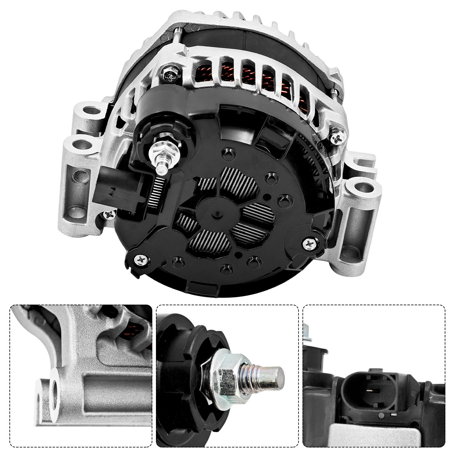 250AMP New Alternator Compatible with Ram 1500 3.0L 6.2L 2020-2024 for Ram 1500 TRX 2024
