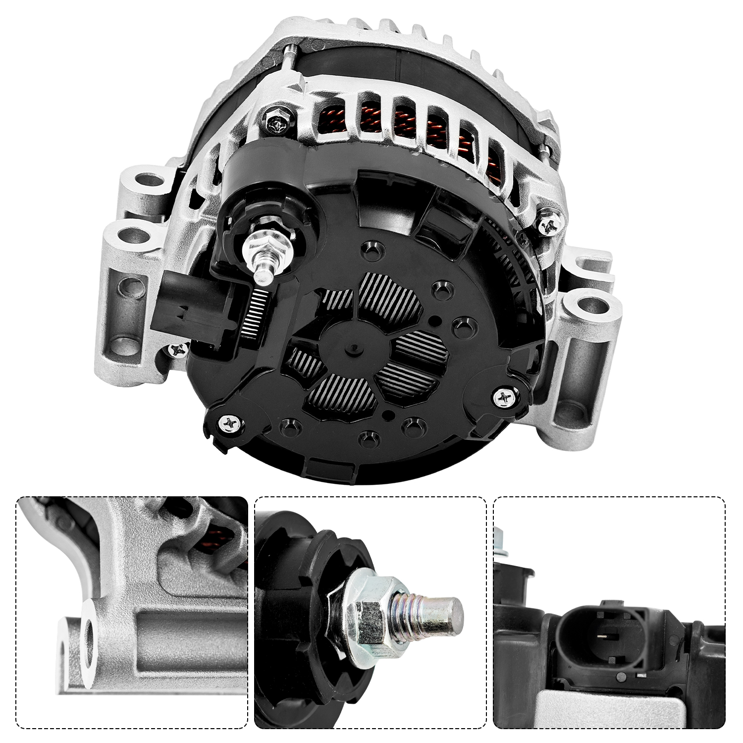 250AMP New Alternator Compatible with Ram 1500 3.0L 6.2L 2020-2024 for Ram 1500 TRX 2024
