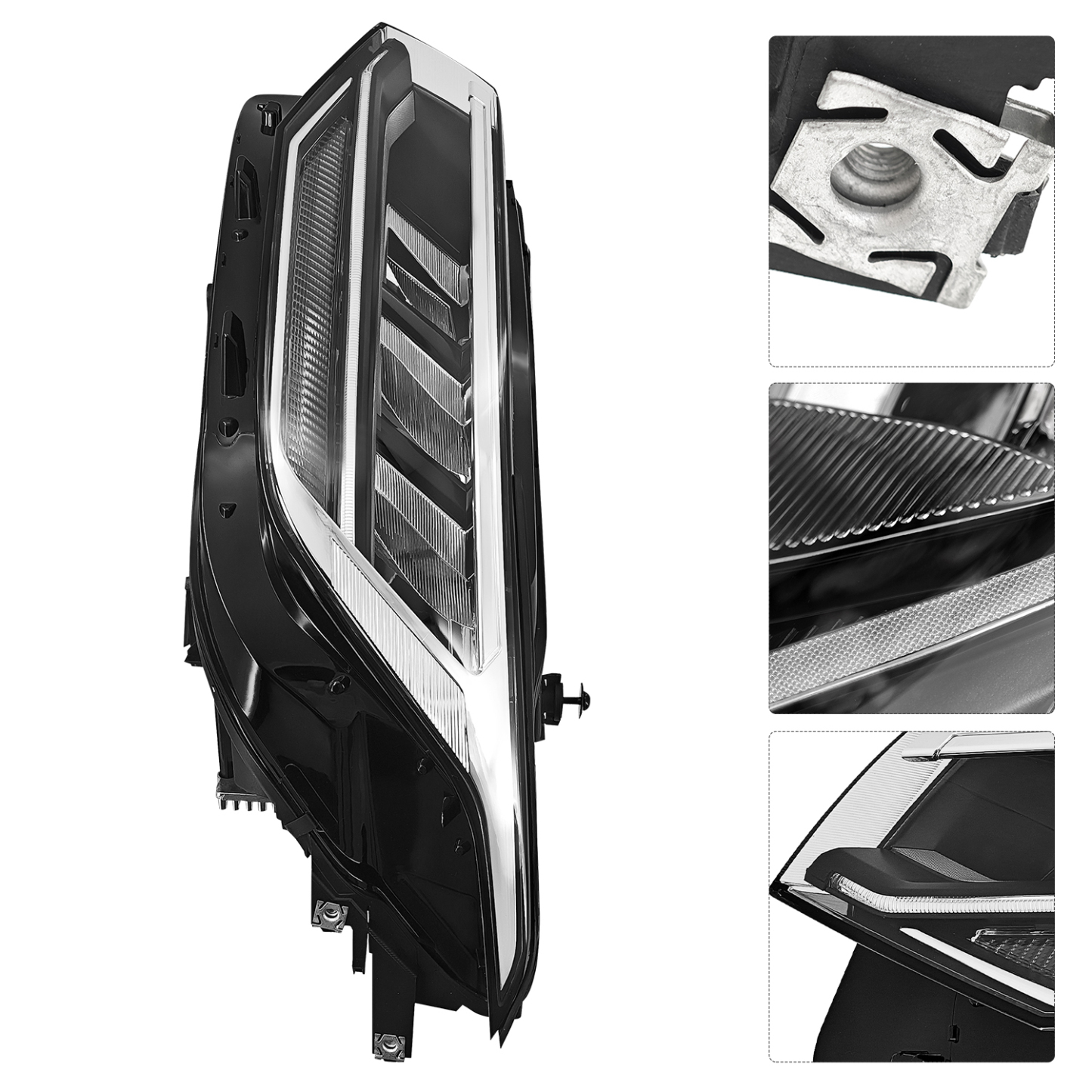 LED Headlight Fits for Volkswagen Tiguan SE 2022-2024 -Left Driver Side Non-AFS