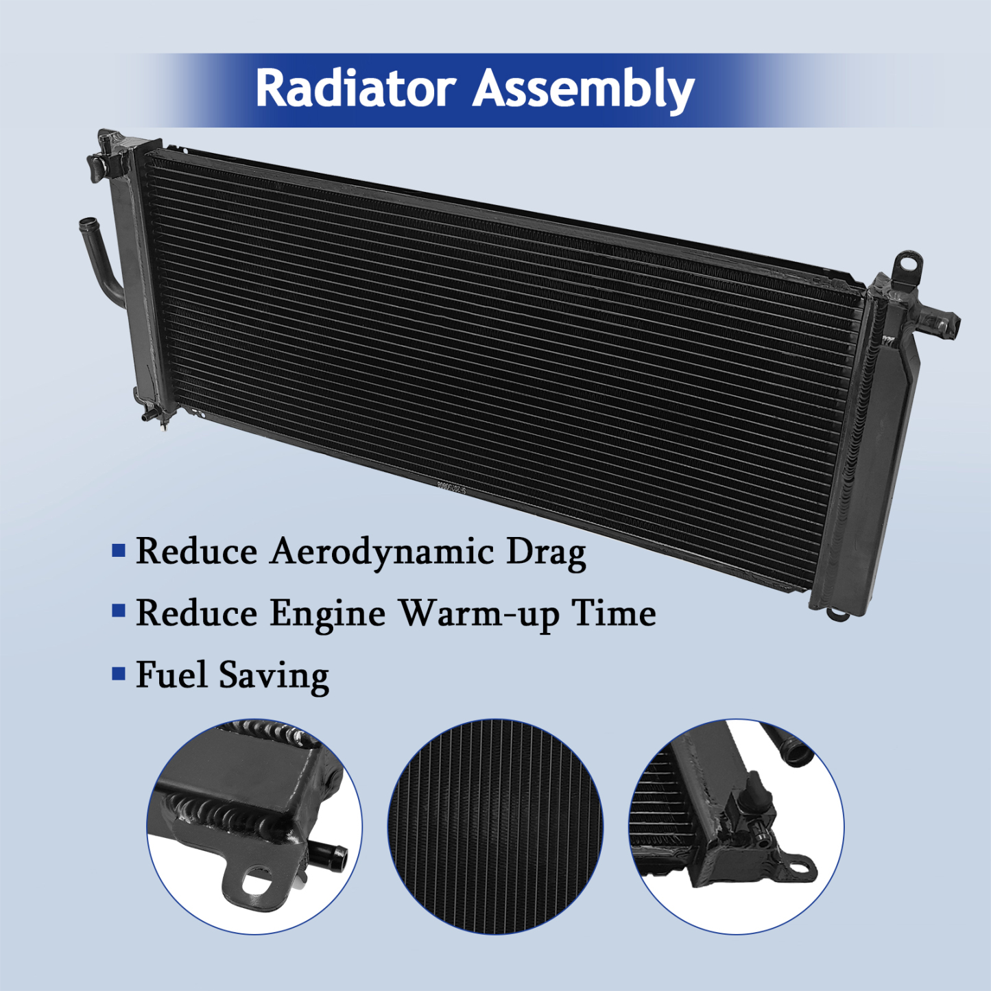 Radiator Assembly compatible with Lexus RX400h 3.3L V6 2006-2008, fits for Toyota Highlander 2006 2007