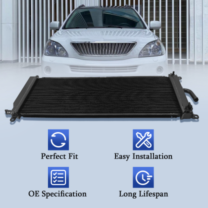Radiator Assembly compatible with Lexus RX400h 3.3L V6 2006-2008, fits for Toyota Highlander 2006 2007
