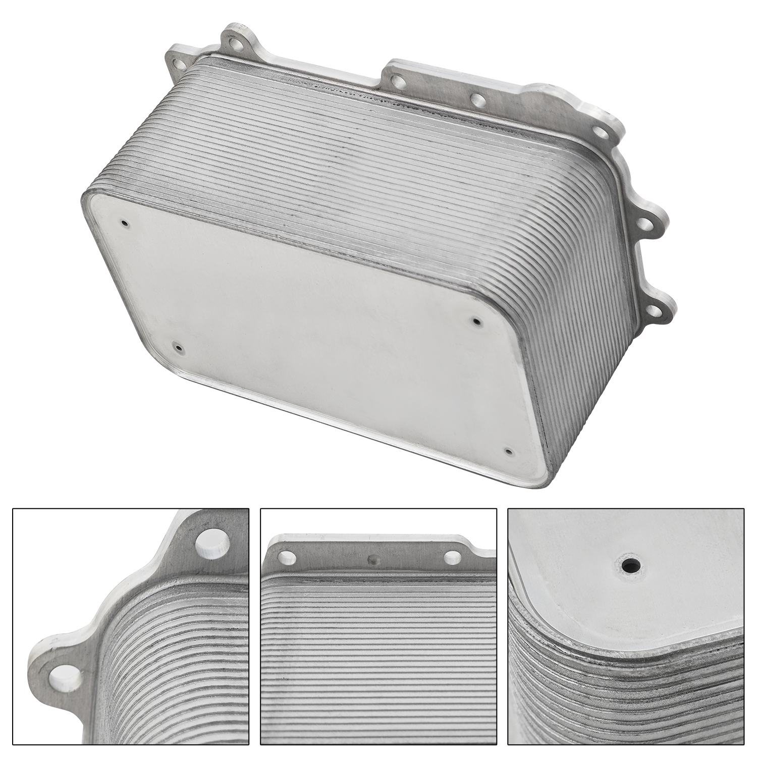 Engine Oil Cooler with Sealing Rings for Peterbilt 587 Fits for Paccar MX13 EPA10 DAF CF65 CF75 CF85 XF95 XF105