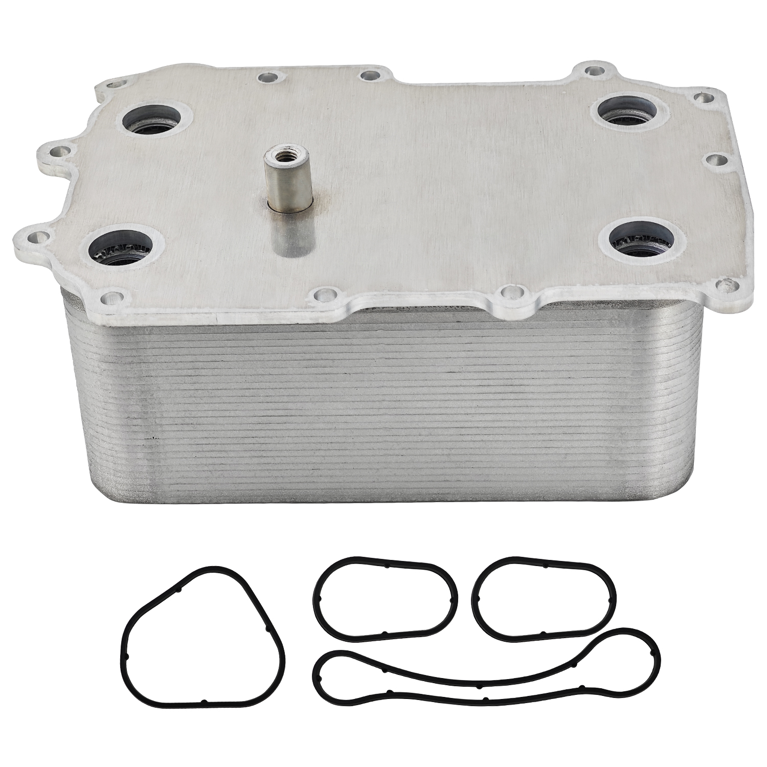 Engine Oil Cooler with Sealing Rings for Peterbilt 587 Fits for Paccar MX13 EPA10 DAF CF65 CF75 CF85 XF95 XF105