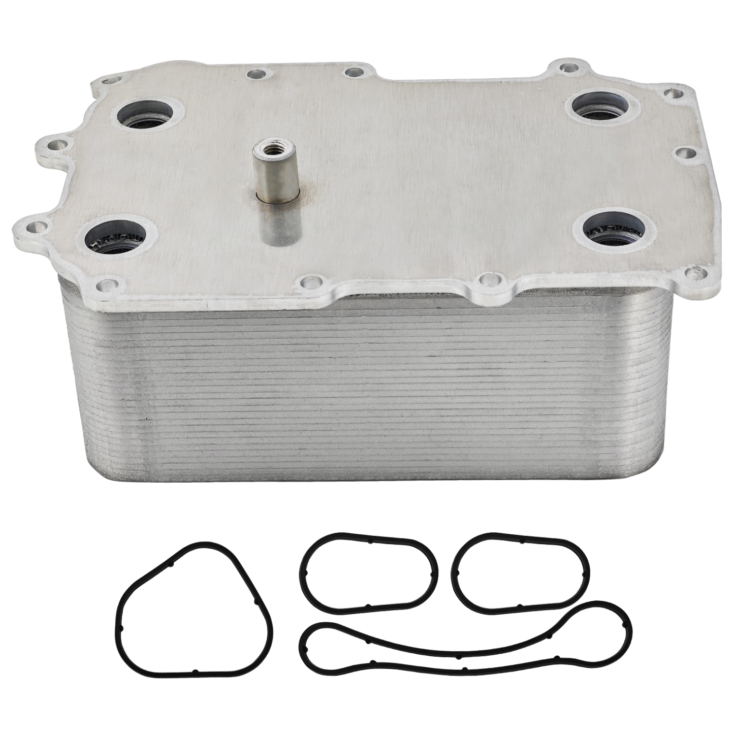 Engine Oil Cooler with Sealing Rings for Peterbilt 587 Fits for Paccar MX13 EPA10 DAF CF65 CF75 CF85 XF95 XF105
