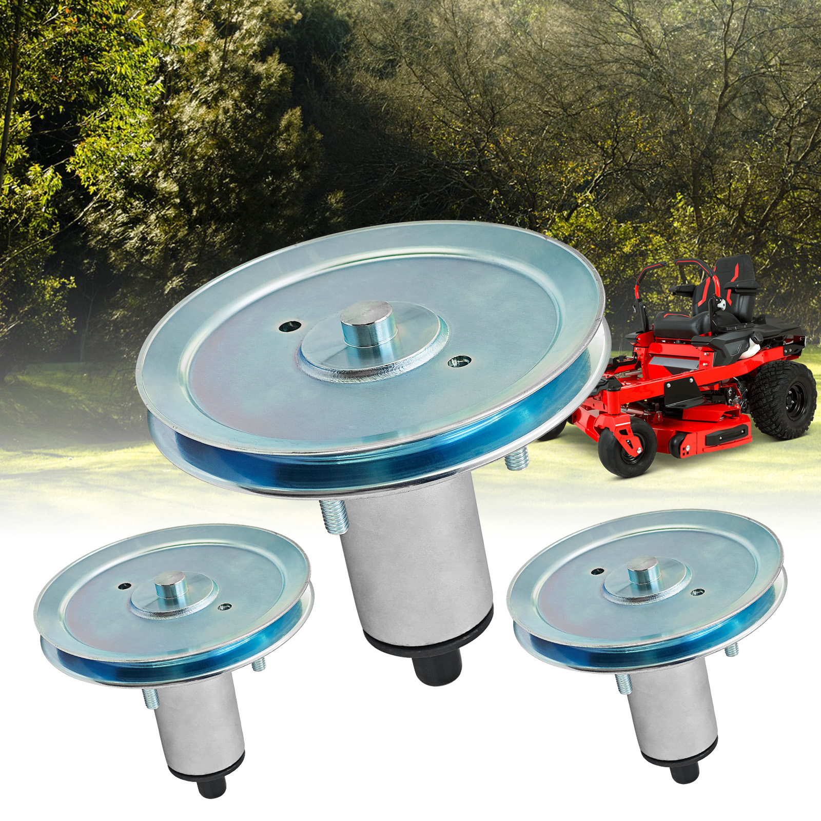 3-Pack Mower Spindle Assembly for Gravely ZTX 60 ZT XL 60