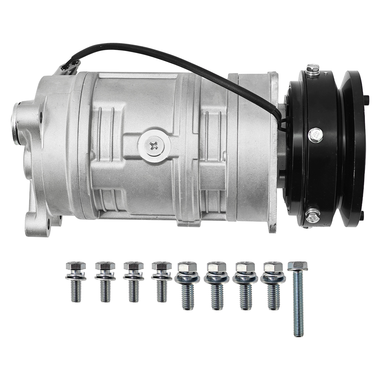 A/C Compressor with Clutch Fit for John Deere 4020 4030 4430 4440 4000 4040 4230 2040 2140 3040 3140 6600 7720 8820