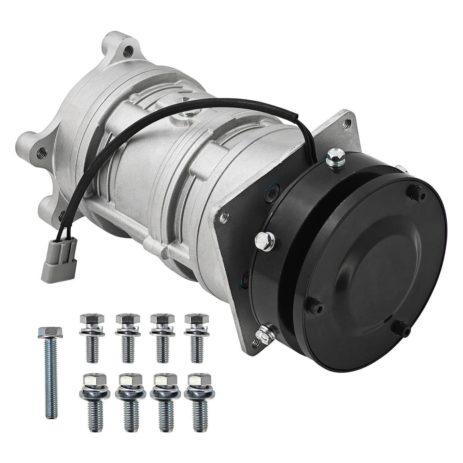 A/C Compressor with Clutch Fit for John Deere 4020 4030 4430 4440 4000 4040 4230 2040 2140 3040 3140 6600 7720 8820