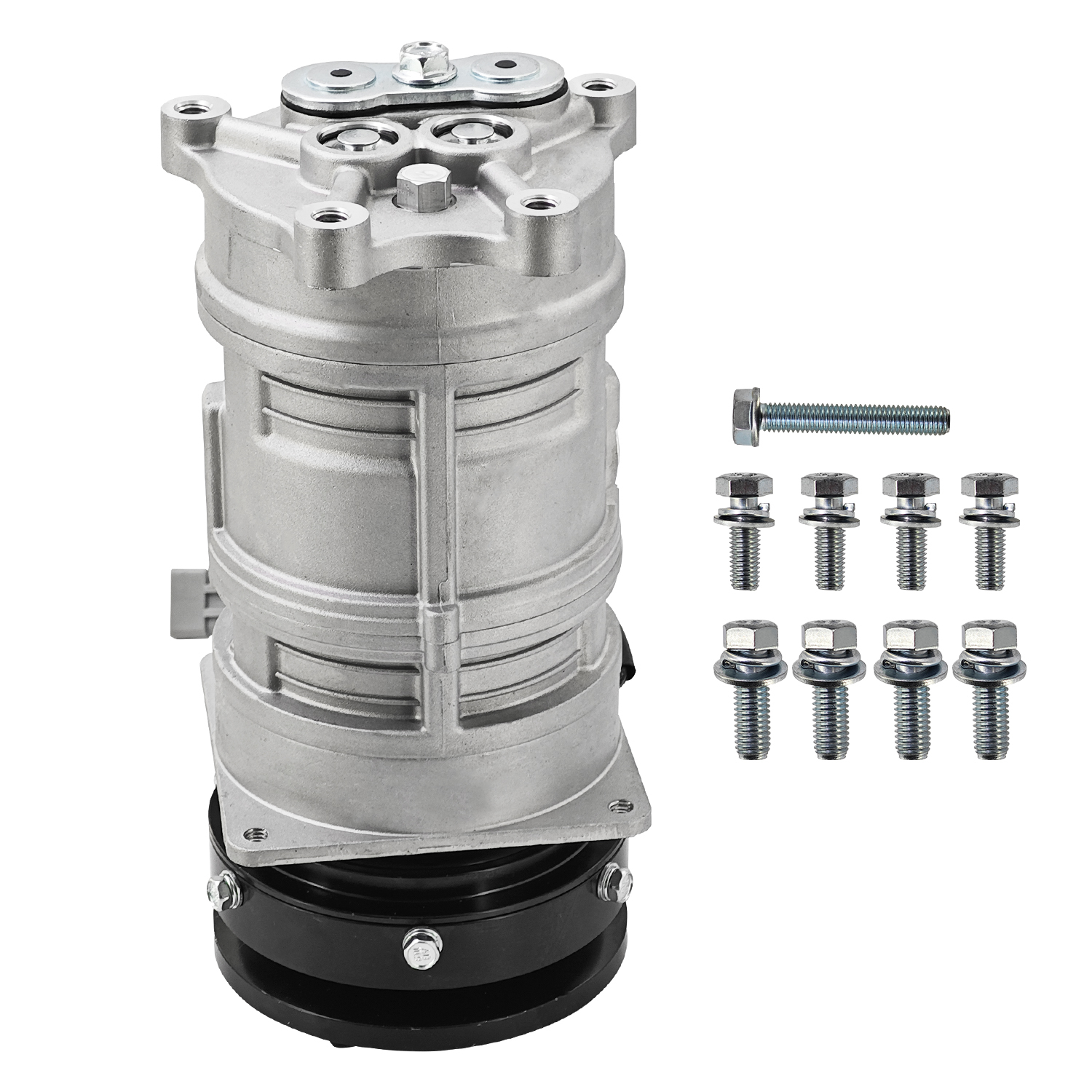 A/C Compressor with Clutch Fit for John Deere 4020 4030 4430 4440 4000 4040 4230 2040 2140 3040 3140 6600 7720 8820