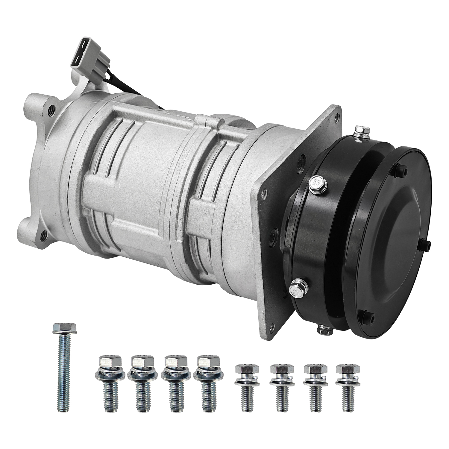 A/C Compressor with Clutch Fit for John Deere 4020 4030 4430 4440 4000 4040 4230 2040 2140 3040 3140 6600 7720 8820