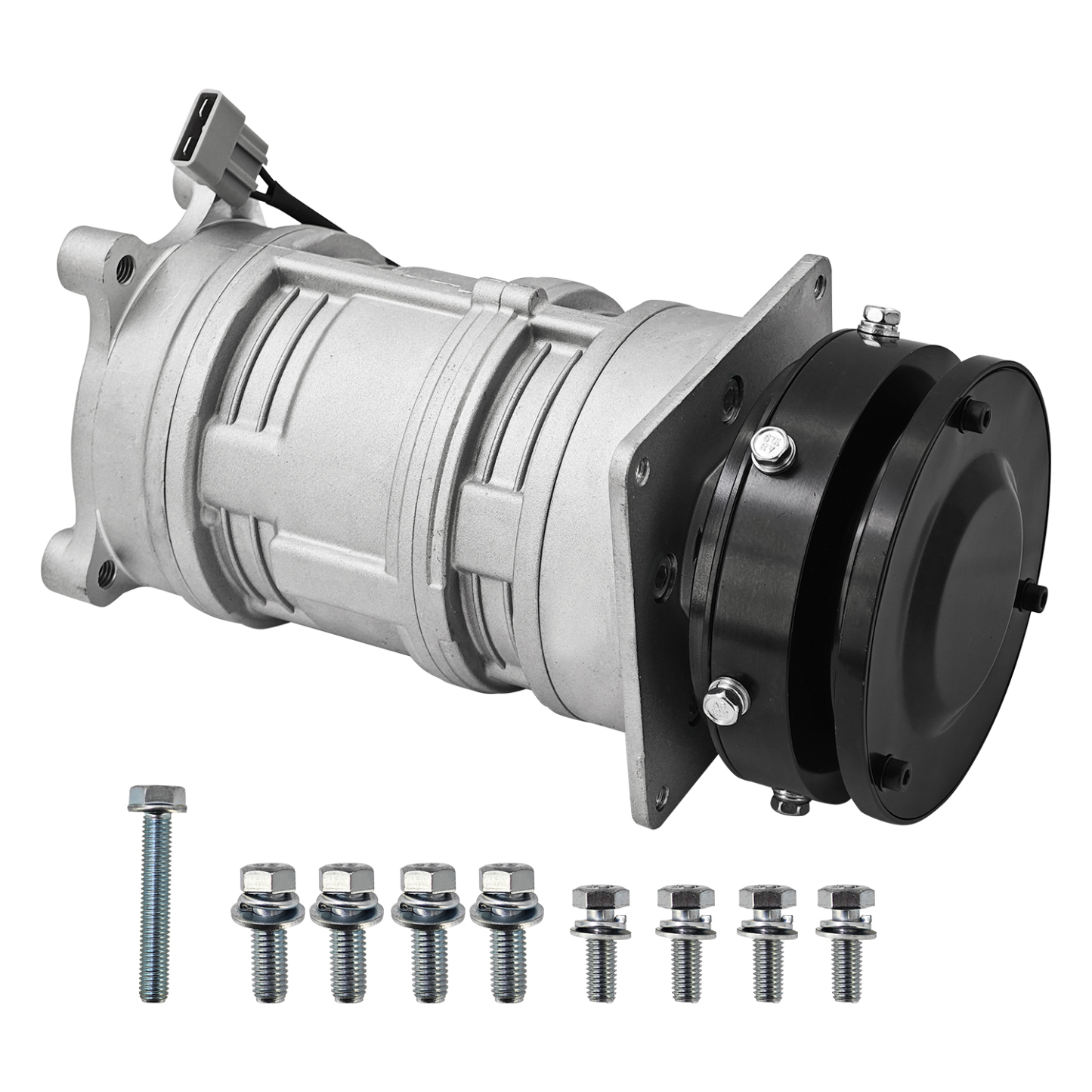 A/C Compressor with Clutch Fit for John Deere 4020 4030 4430 4440 4000 4040 4230 2040 2140 3040 3140 6600 7720 8820