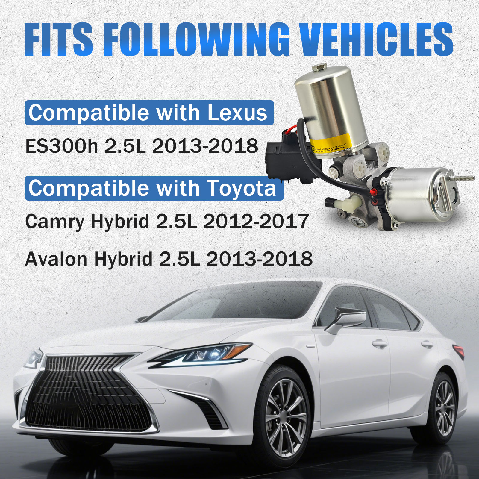 ABS Brake Pump Booster Replacement for Lexus ES300h Fits for Toyota Avalon Camry Hybrid 2013-2018