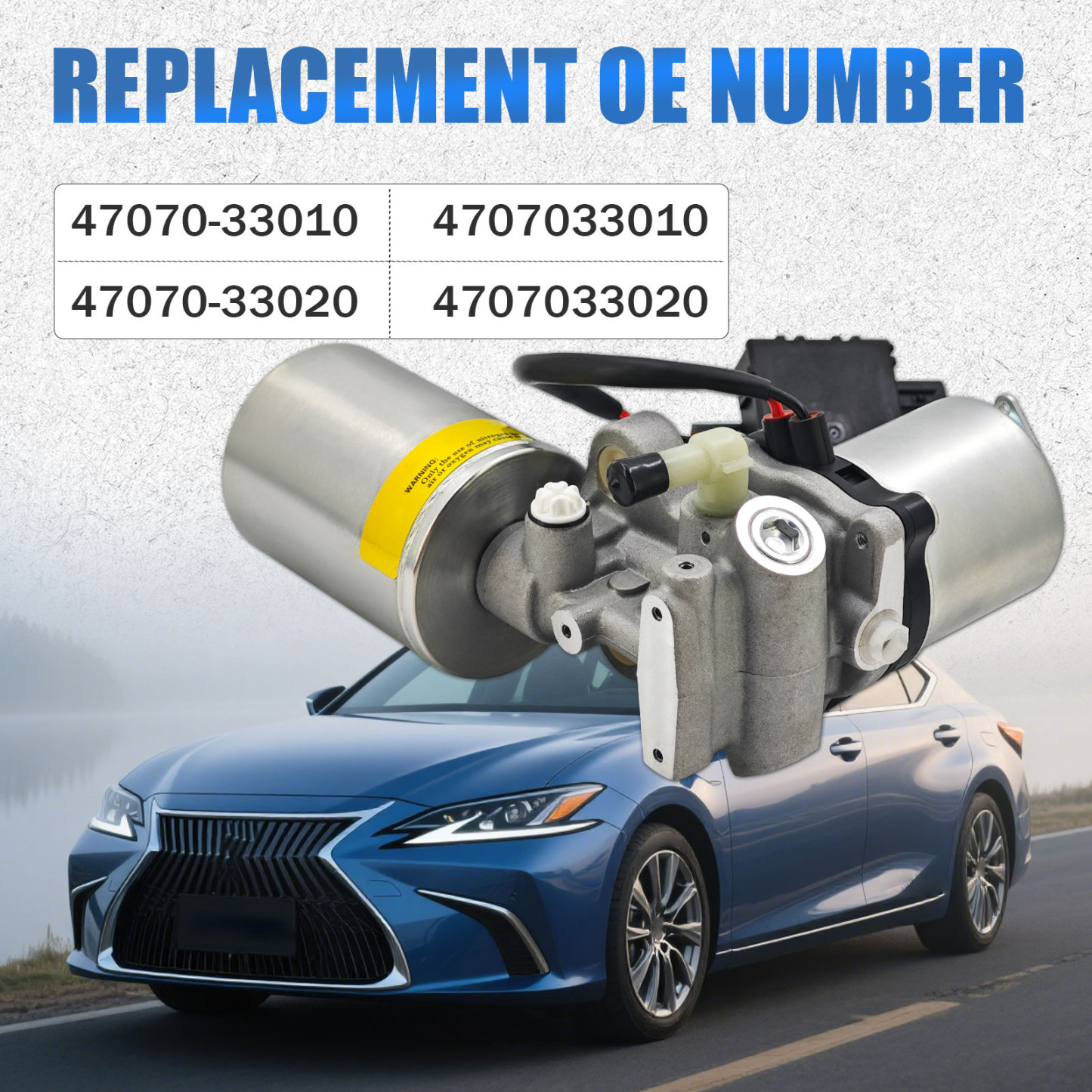 ABS Brake Pump Booster Replacement for Lexus ES300h Fits for Toyota Avalon Camry Hybrid 2013-2018