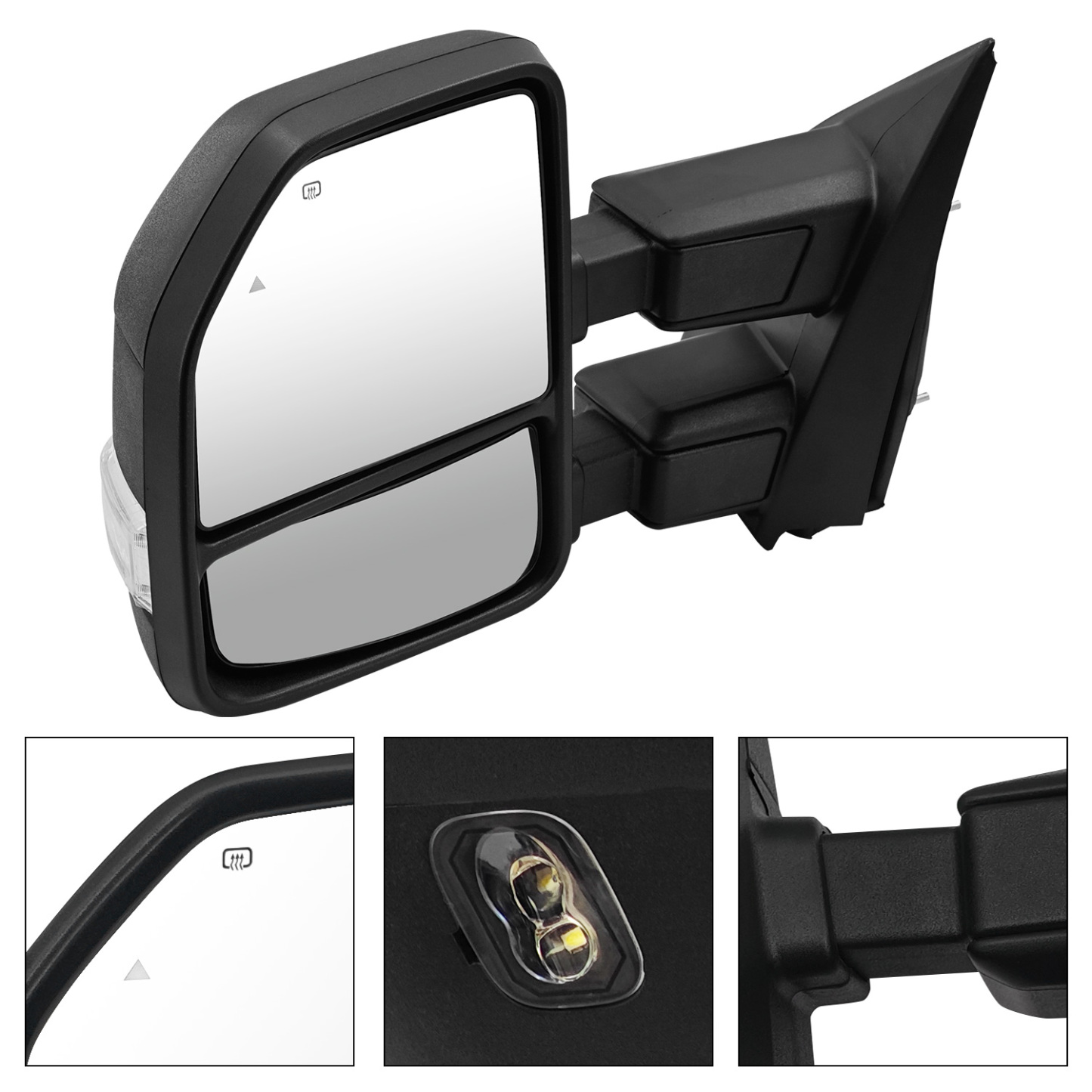 Left Driver Side Tow Mirror Fits for Ford F250 F350 F450 F550 2017-2022
