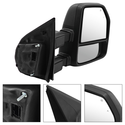 Right Passenger Side Tow Mirror Fits for Ford F250 F350 F450 F550 2017-2022