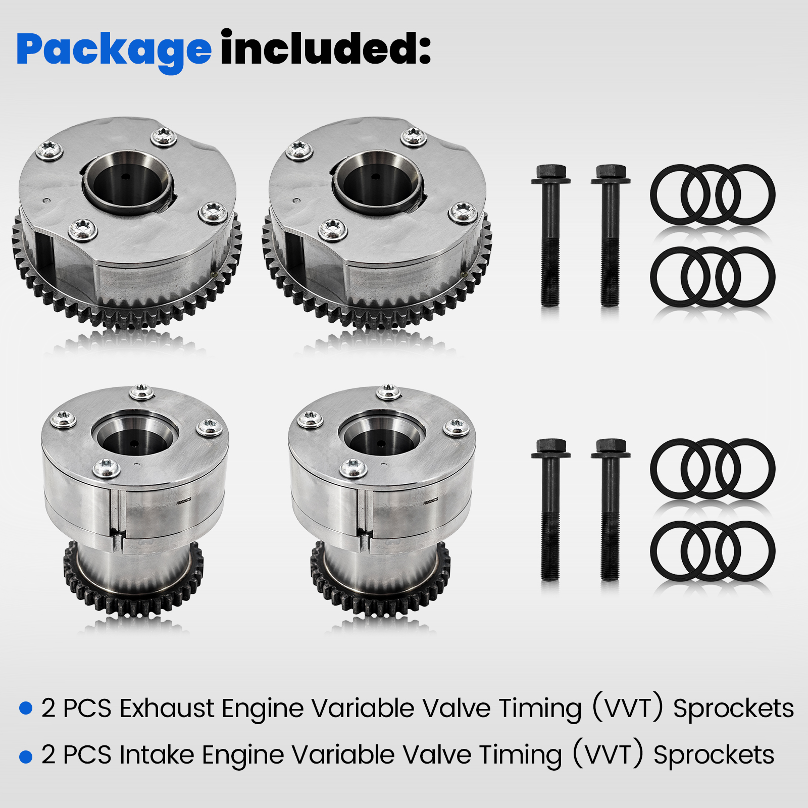 Intake & Exhaust Engine VVT Sprocket for Nissan Maxima 2015-2016,Murano 2015-2024,Maxima 2016-2023,Altima 2014-2018