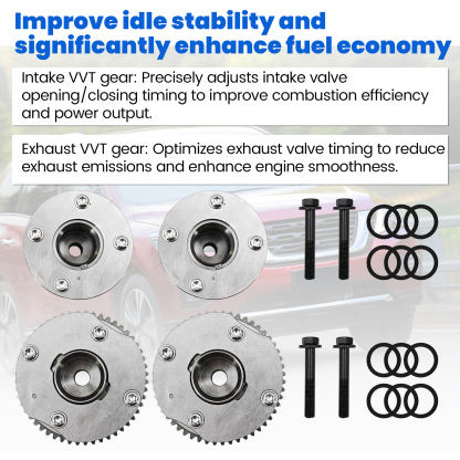 Intake & Exhaust Engine VVT Sprocket for Nissan Maxima 2015-2016,Murano 2015-2024,Maxima 2016-2023,Altima 2014-2018