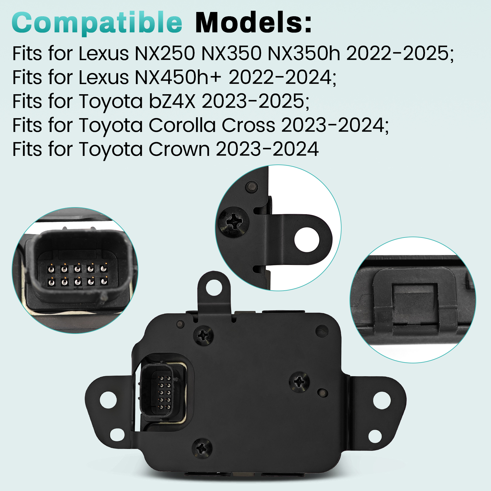 Front Cruise Control Distance Sensor fits for Toyota Corolla Cross Crown bZ4X 2023-2025 fits for Lexus NX250 NX350 NX350h NX450h+ 2022-2025