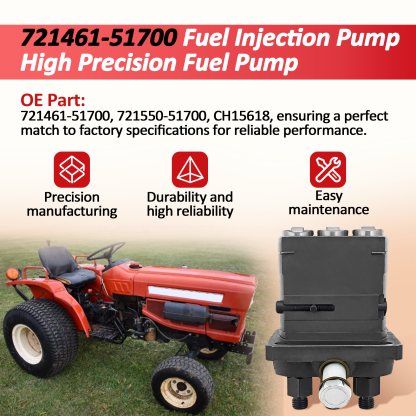  Fuel Injection Pump for John Deere 750 CH15618 for Yanmar YM180 YM186 YM187 YM220 YM226 YM250 YM1301 YM1401 YM1502 YM1510 YM1601 YM1610 YM1702 YMG1800 YM1802