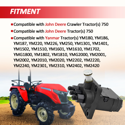  Fuel Injection Pump for John Deere 750 CH15618 for Yanmar YM180 YM186 YM187 YM220 YM226 YM250 YM1301 YM1401 YM1502 YM1510 YM1601 YM1610 YM1702 YMG1800 YM1802