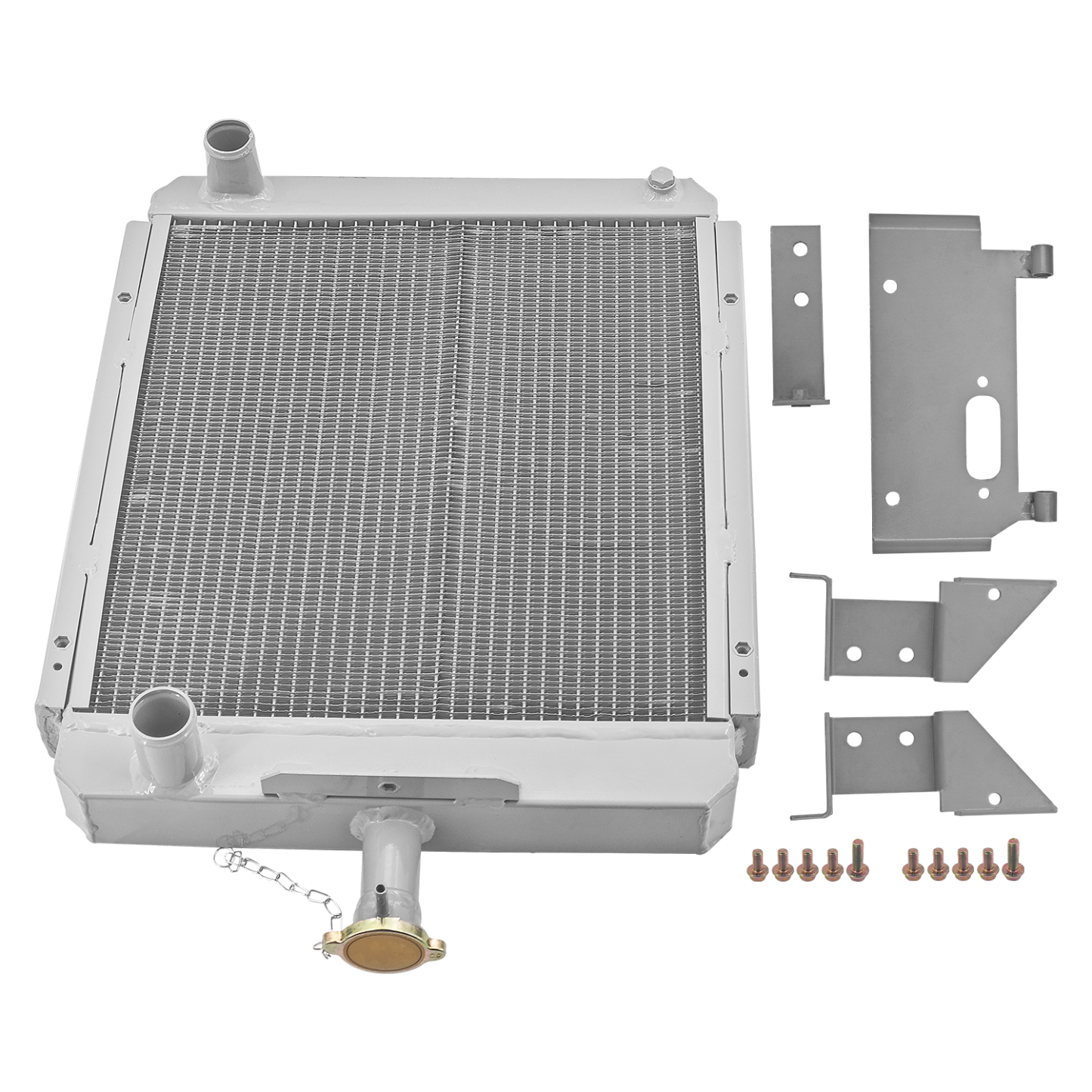 Radiator Compatible with Case IH 574 Diesel 674 Diesel 2500A Diesel 3-Row