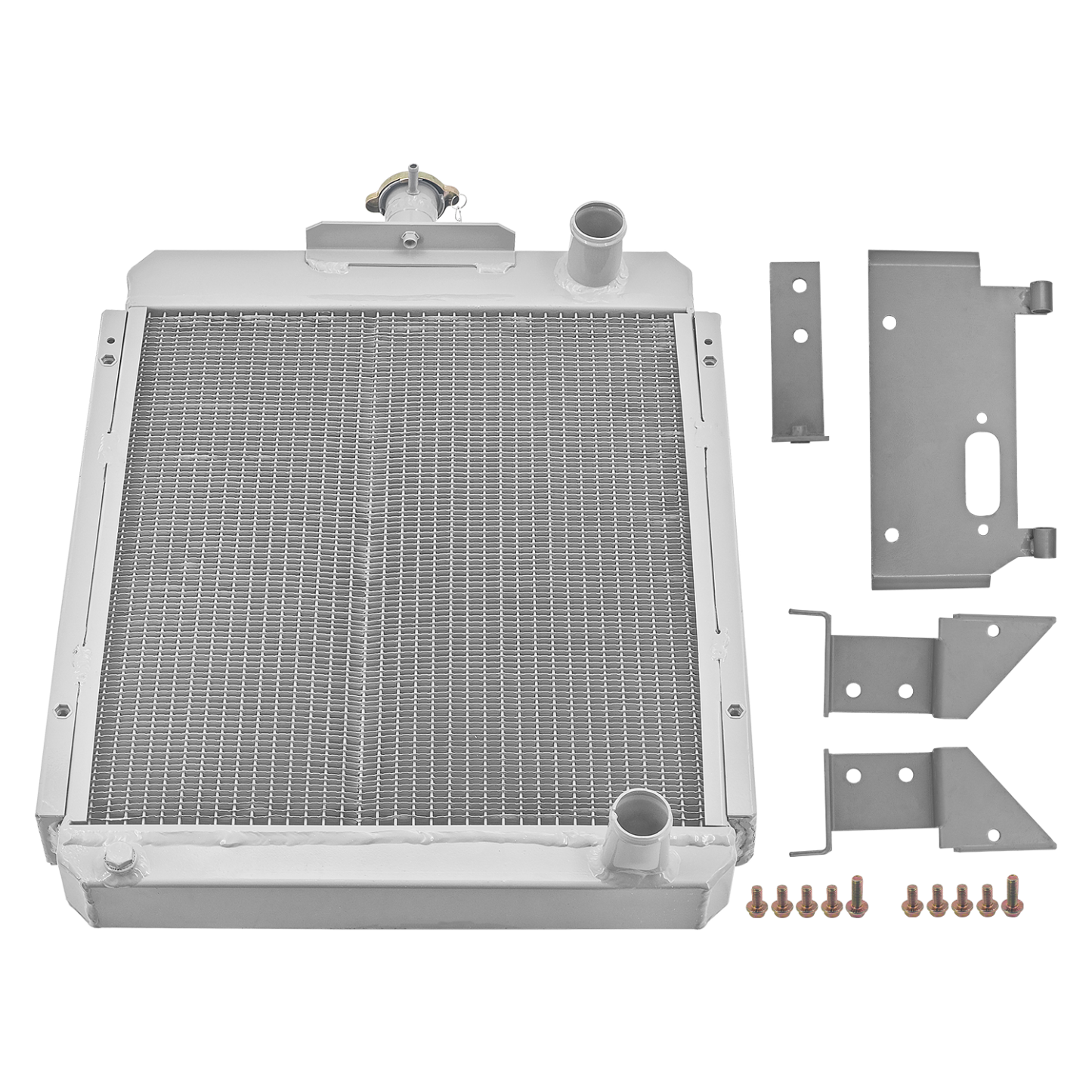 Radiator Compatible with Case IH 574 Diesel 674 Diesel 2500A Diesel 3-Row