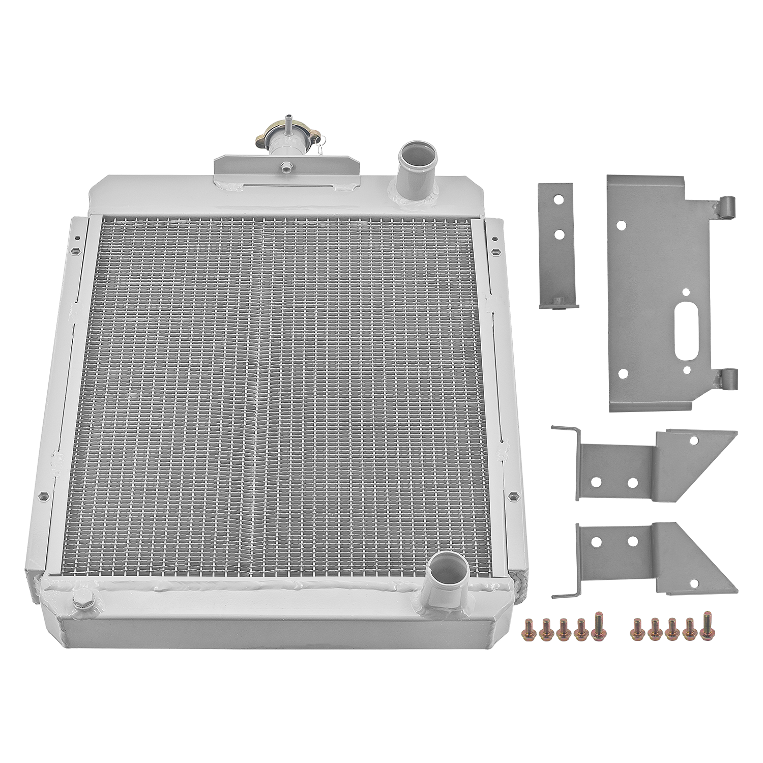 Radiator Compatible with Case IH 574 Diesel 674 Diesel 2500A Diesel 3-Row