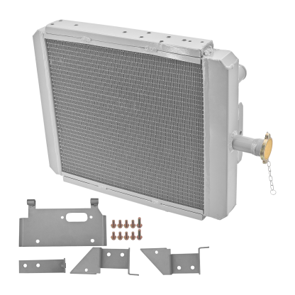 Radiator Compatible with Case IH 574 Diesel 674 Diesel 2500A Diesel 3-Row