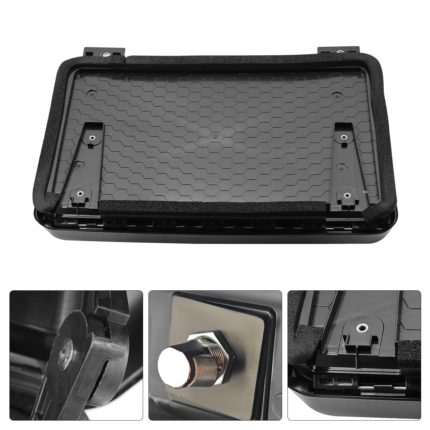 Exterior Side Toolbox Storage Box Fits for Land Rover Defender 110 2020-2025 Exterior Side Mounted Gear Carrier Toolbox w/Lock LR7510001