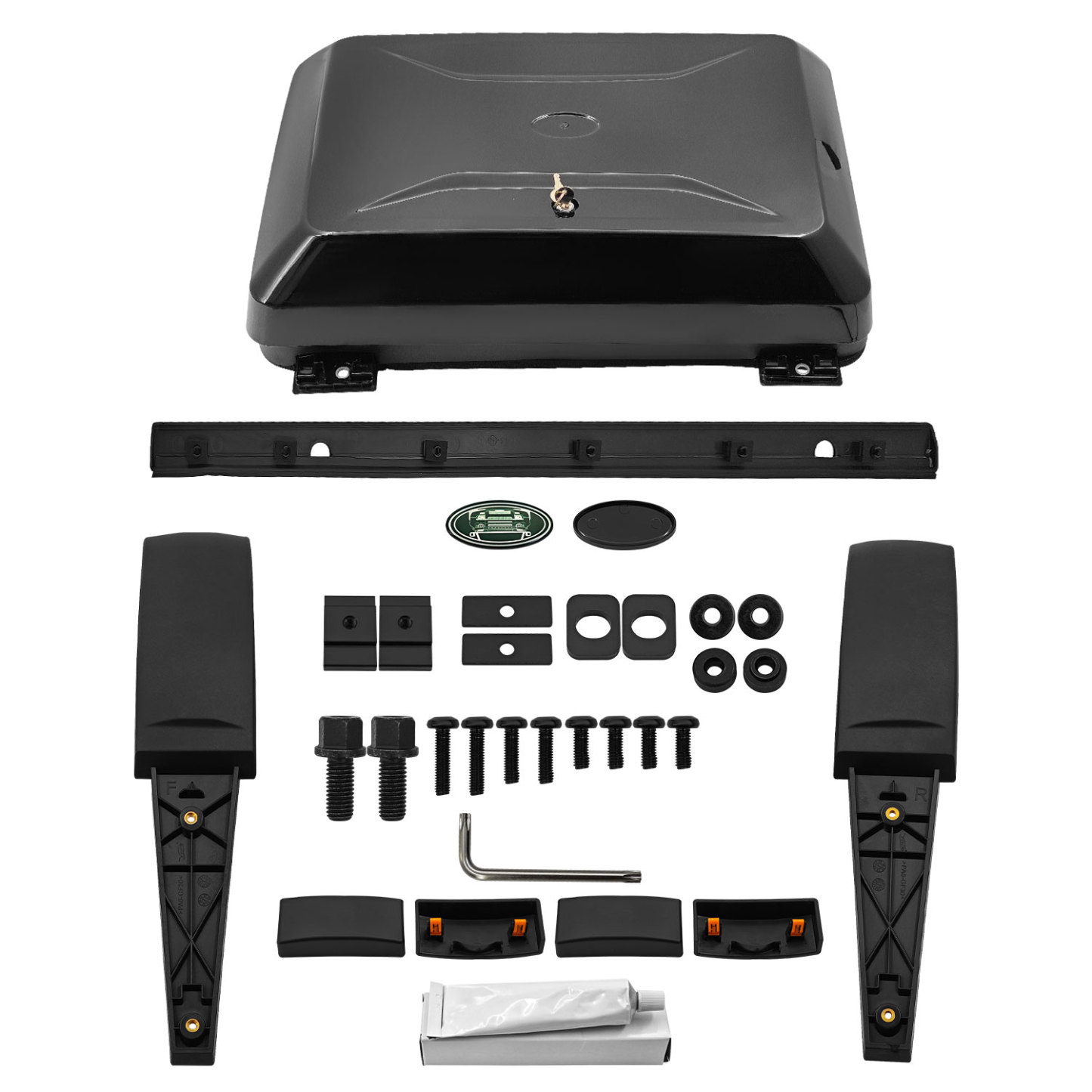 Exterior Side Toolbox Storage Box Fits for Land Rover Defender 110 2020-2025 Exterior Side Mounted Gear Carrier Toolbox w/Lock LR7510001