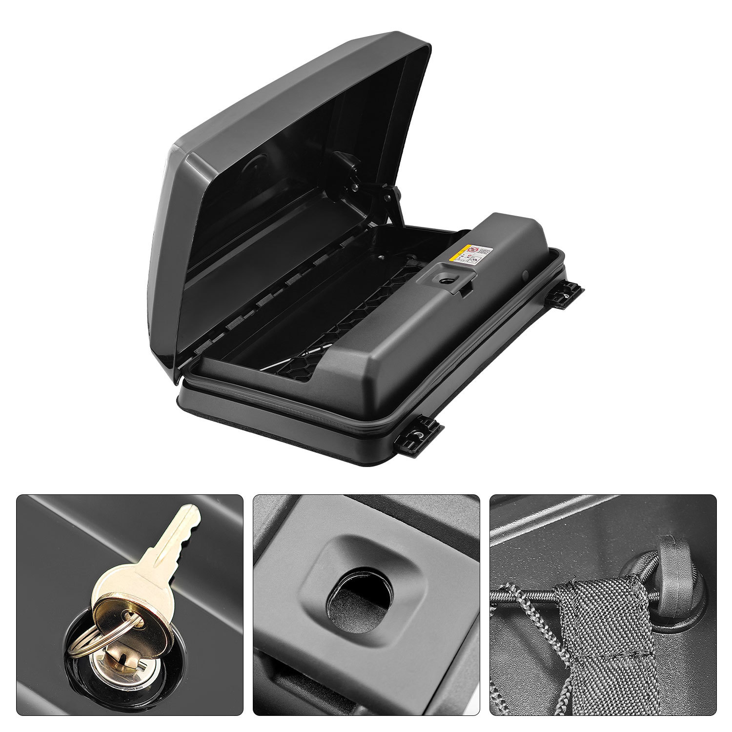 Exterior Side Toolbox Storage Box Fits for Land Rover Defender 110 2020-2025 Exterior Side Mounted Gear Carrier Toolbox w/Lock LR7510001