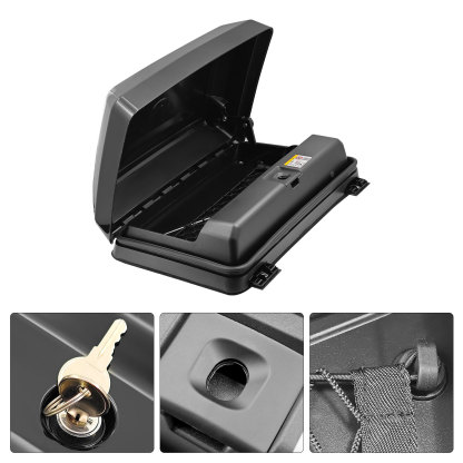 Exterior Side Toolbox Storage Box Fits for Land Rover Defender 110 2020-2025 Exterior Side Mounted Gear Carrier Toolbox w/Lock LR7510001