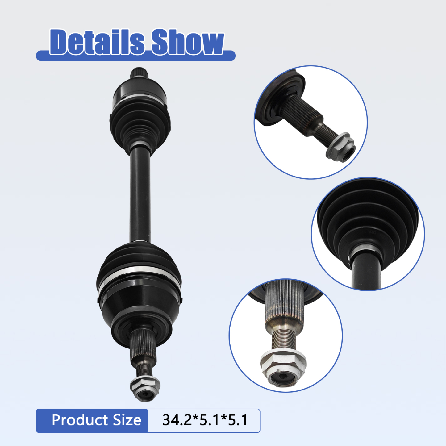 Rear Right CV Axle Shaft Fit For Dodge Challenger Charger 6.2L 6.4L V8 2015-2023