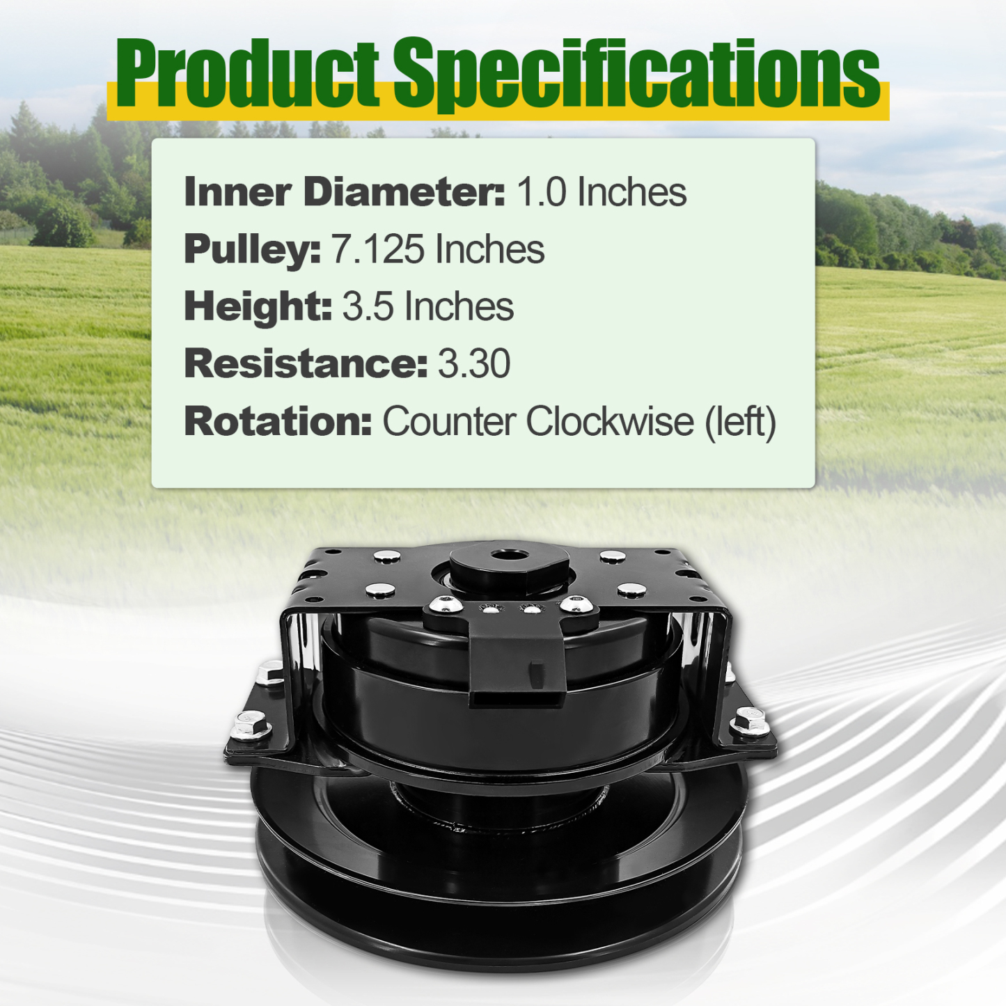 Electric PTO Clutch for Ariens Apex 48/52/60 for Gravely ZT HD 44/48/52/60 Pro-Turn Pro Turn Z48/Z52/Z60 for Ogura GT1.5-AR09