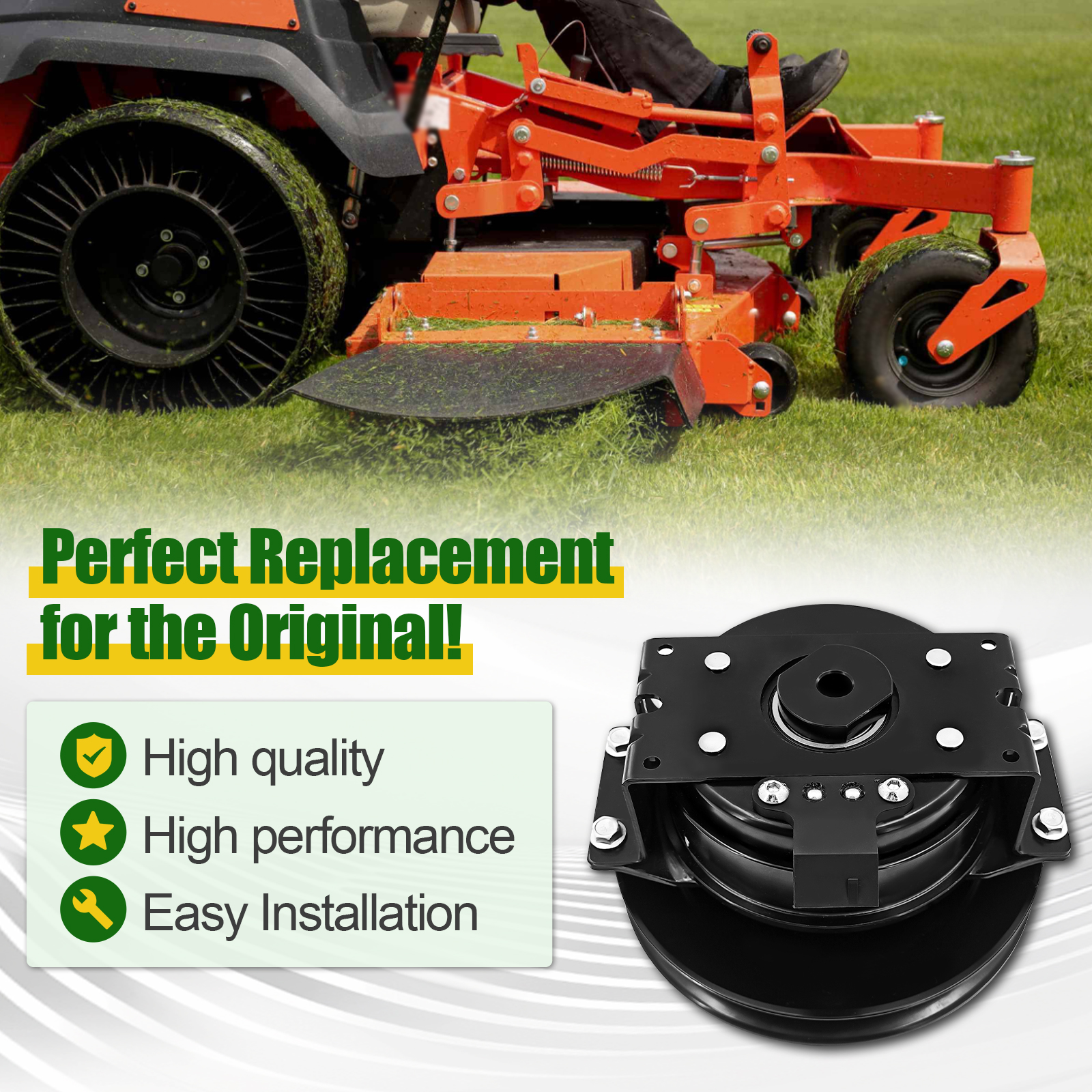 Electric PTO Clutch for Ariens Apex 48/52/60 for Gravely ZT HD 44/48/52/60 Pro-Turn Pro Turn Z48/Z52/Z60 for Ogura GT1.5-AR09