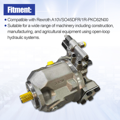 Hydraulic Pump Compatible with Rexroth A10VSO45DFR R902549812 