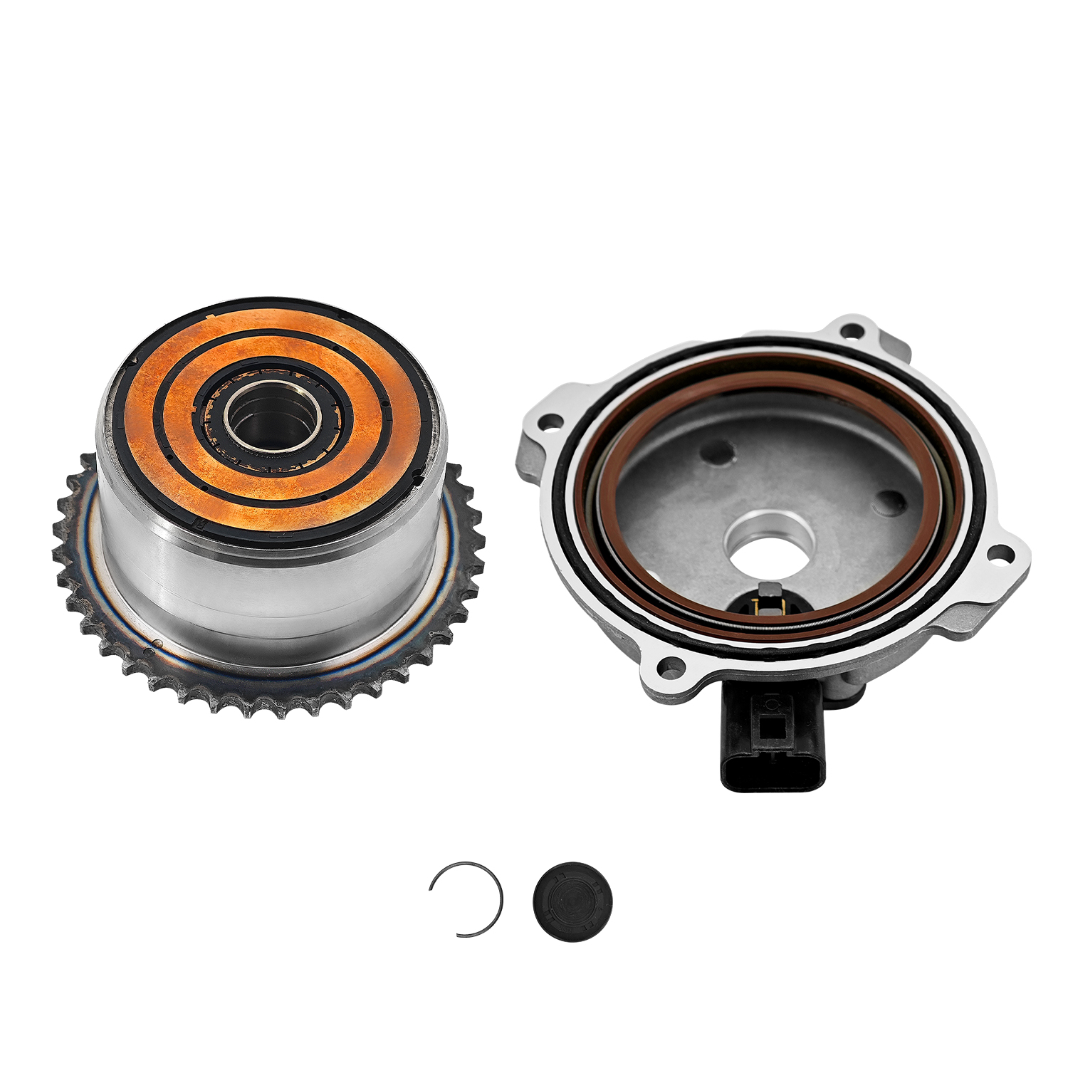 CVVT Intake & Engine Valve Timing Solenoid w/Sensor for Hyundai G70/Santa Fe/Santa Fe Sport/Sonata/Tucson for Veloster N for Kia Sorento/Sportage/Stinger 2016-2022